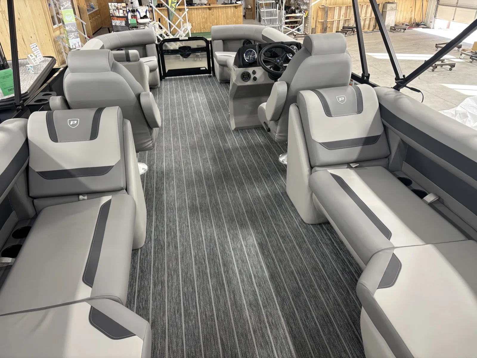 Gray 2026 PREMIER SUNSCAPE 220 RF 115HP BUNK TRAILER for sale in Fargo, ND