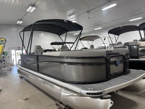 Photos of 2026 PREMIER SUNSCAPE 220 RF 115HP BUNK TRAILER for sale in Fargo, ND at McLaughlin's RV and Marine - Fargo