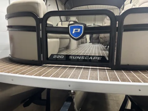 Another view of 2026 PREMIER SUNSCAPE 220 RF PTX TRIPLE 200HP BUNK TRAILER for sale in Fargo, ND at McLaughlin's RV and Marine - Fargo