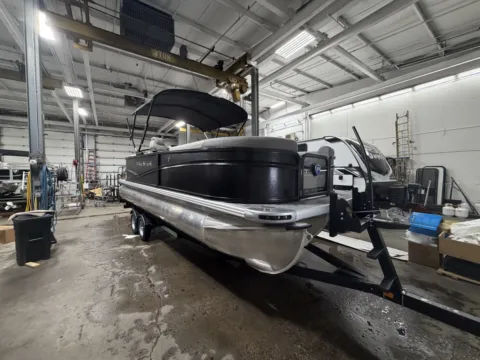 Another view of 2026 PREMIER SUNSCAPE 220 RF PTX TRIPLE 200HP BUNK TRAILER for sale in Fargo, ND at McLaughlin's RV and Marine - Fargo