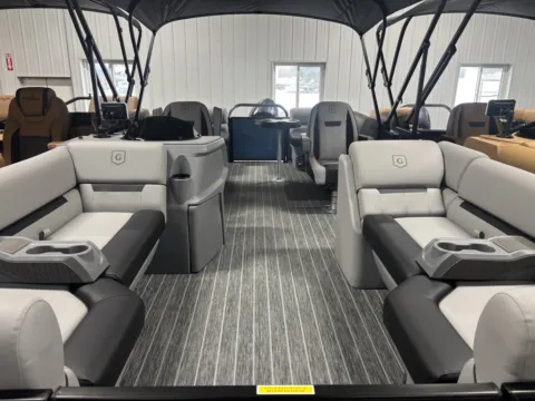 Another view of 2026 GODFREY SWEETWATER EXPERIENCE 2286 SBX 150HP BUNK TRAILER for sale in Fargo, ND at McLaughlin's RV and Marine - Fargo