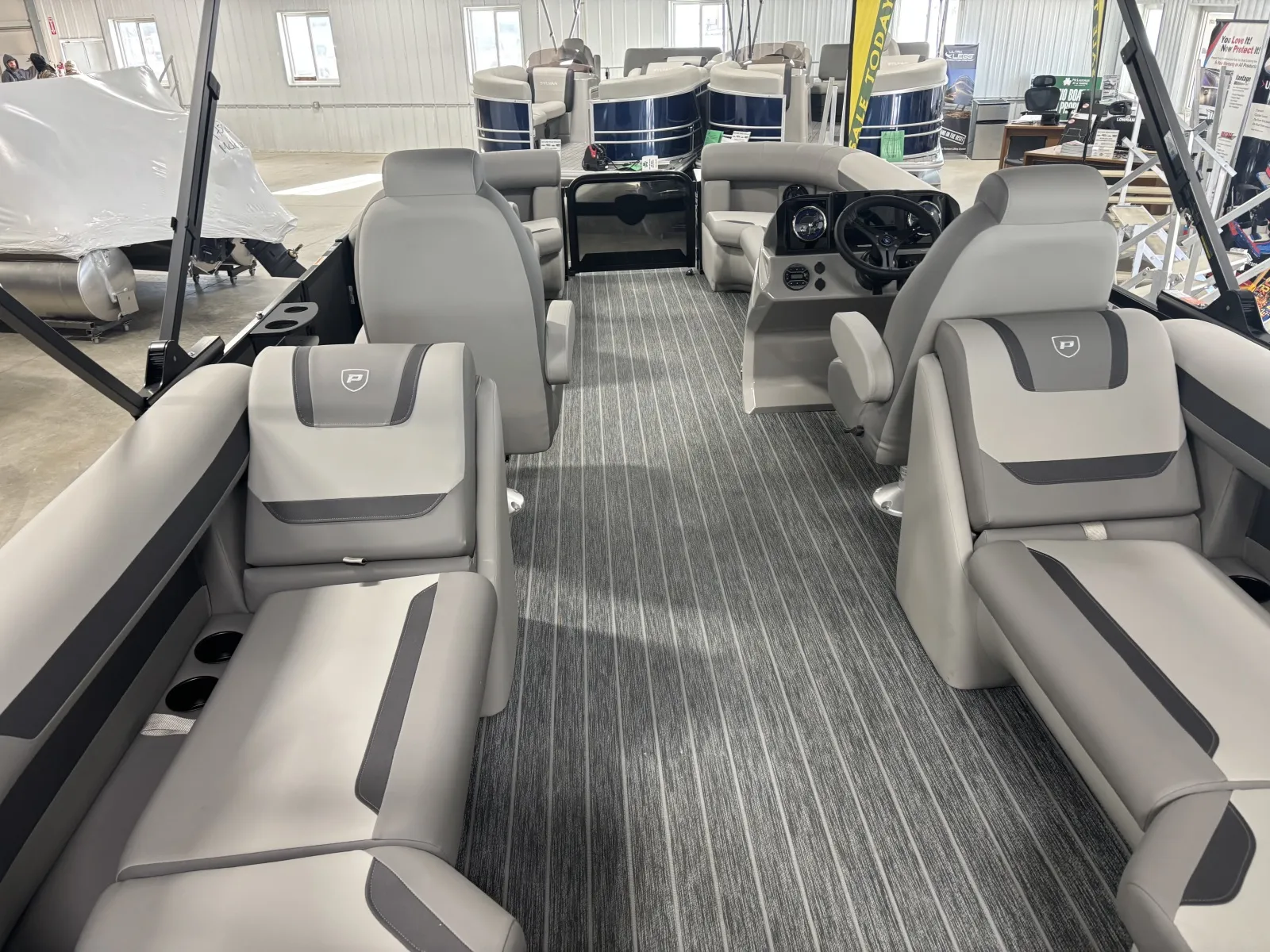 Gray 2026 PREMIER SUNSCAPE 220 RF 115HP BUNK TRAILER for sale in Fargo, ND