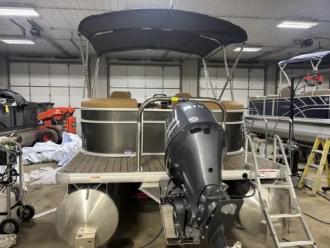 More photos of 2026 GODFREY SWEETWATER EXPERIENCE 2286 SBX 115HP BUNK TRAILER at McLaughlin's RV and Marine - Fargo, ND