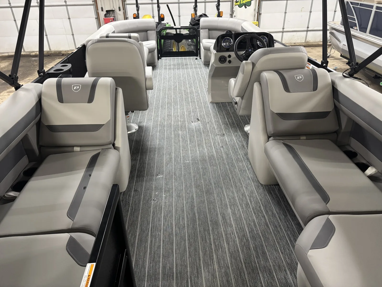 Black 2026 PREMIER SUNSCAPE 220 RF 90HP BUNK TRAILER for sale in Fargo, ND