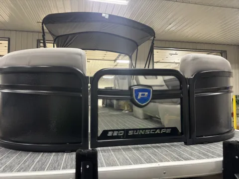 Photos of 2026 PREMIER SUNSCAPE 220 RF 90HP BUNK TRAILER for sale in Fargo, ND at McLaughlin's RV and Marine - Fargo