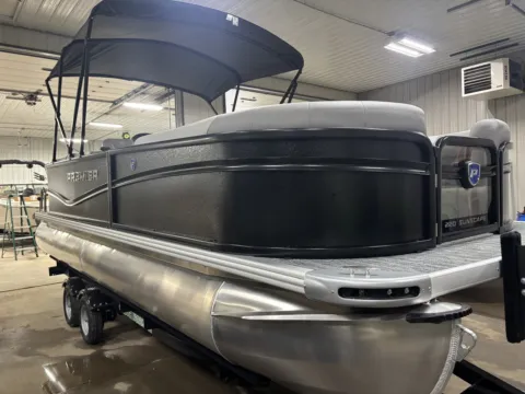 Another view of 2026 PREMIER SUNSCAPE 220 RF 90HP BUNK TRAILER for sale in Detroit Lakes, MN at McLaughlin's RV & Marine - Detroit Lakes