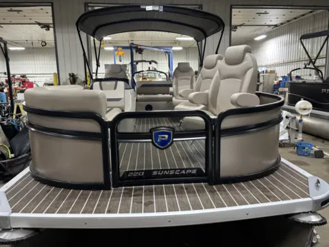 More photos of 2026 PREMIER SUNSCAPE 220 RL 115HP BUNK TRAILER at McLaughlin's RV & Marine - Detroit Lakes, MN