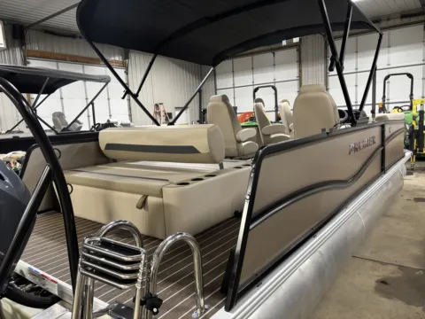 Photos of 2026 PREMIER SUNSCAPE 220 RL 115HP BUNK TRAILER for sale in Detroit Lakes, MN at McLaughlin's RV & Marine - Detroit Lakes