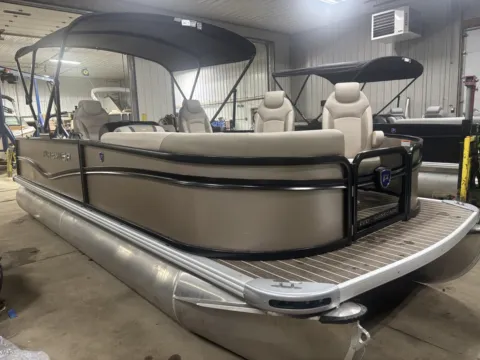 Photos of 2026 PREMIER SUNSCAPE 220 RL 115HP BUNK TRAILER for sale in Fargo, ND at McLaughlin's RV and Marine - Fargo