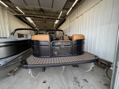 Another view of 2026 PREMIER SUNSATION 250 RF PTX TRIPLE 200HP BUNK TRAILER for sale in Fargo, ND at McLaughlin's RV and Marine - Fargo