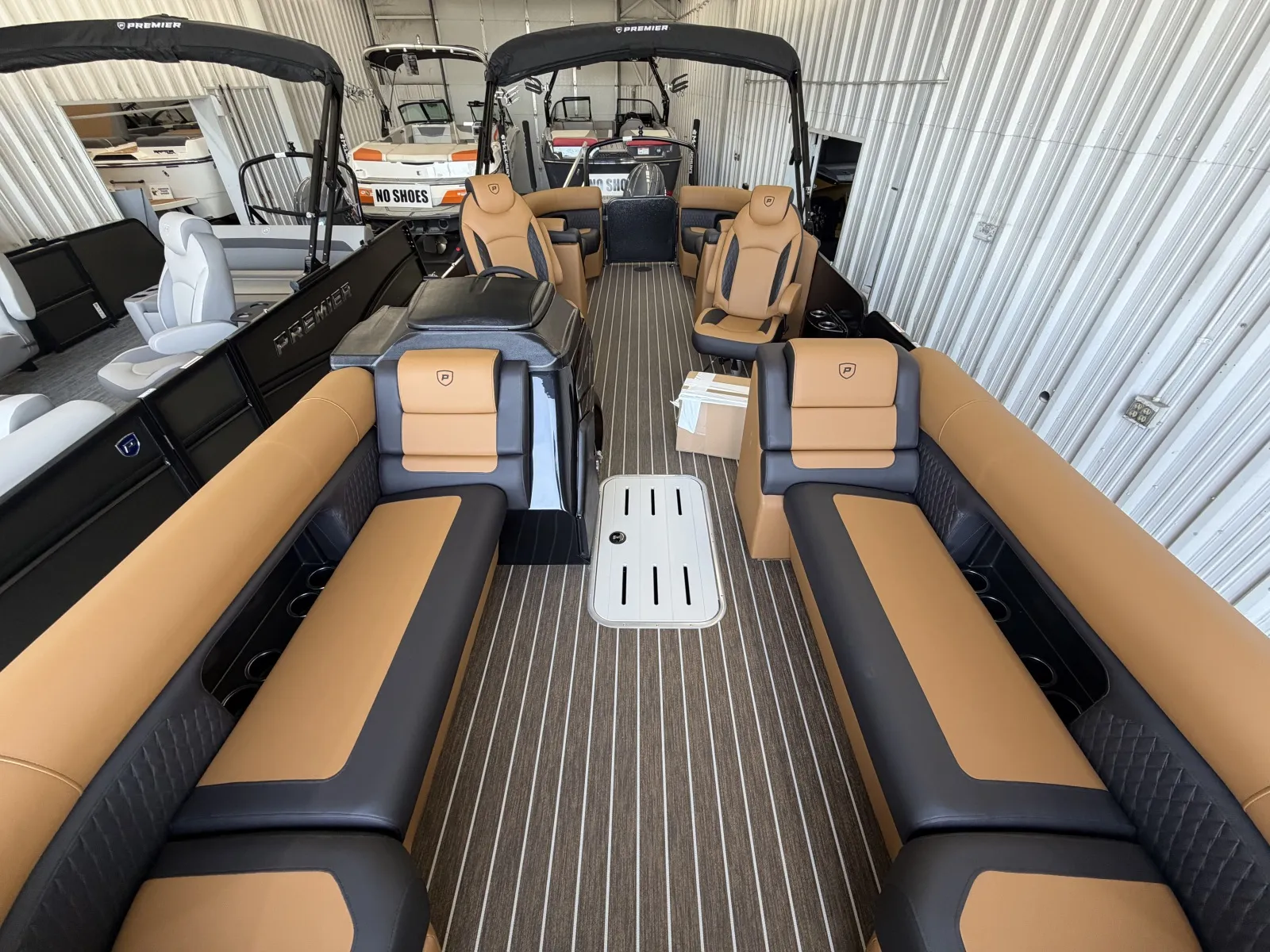 Black 2026 PREMIER SUNSATION 250 RF PTX TRIPLE 200HP BUNK TRAILER for sale in Fargo, ND