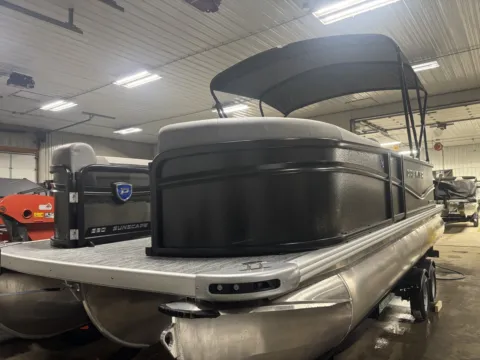 Photos of 2026 PREMIER SUNSCAPE 220 RF PTX TRIPLE 200HP BUNK TRAILER for sale in Fargo, ND at McLaughlin's RV and Marine - Fargo
