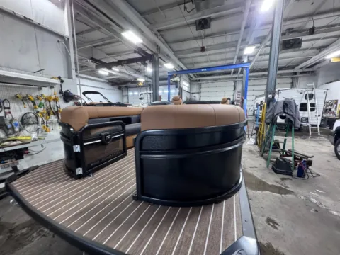 Another view of 2026 PREMIER SUNSATION 250 RL PTX TRIPLE 200HP BUNK TRAILER for sale in Fargo, ND at McLaughlin's RV and Marine - Fargo