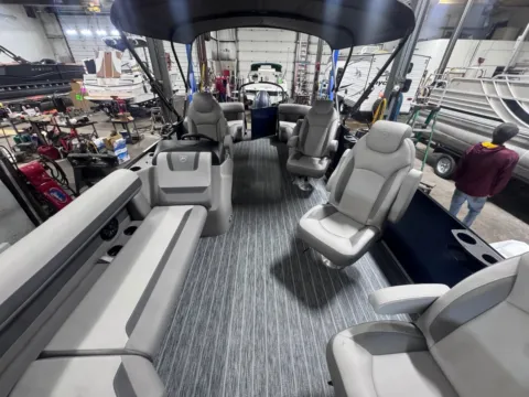 Blue 2026 PREMIER SUNSCAPE 220 RF 150HP BUNK TRAILER for sale in Fargo, ND