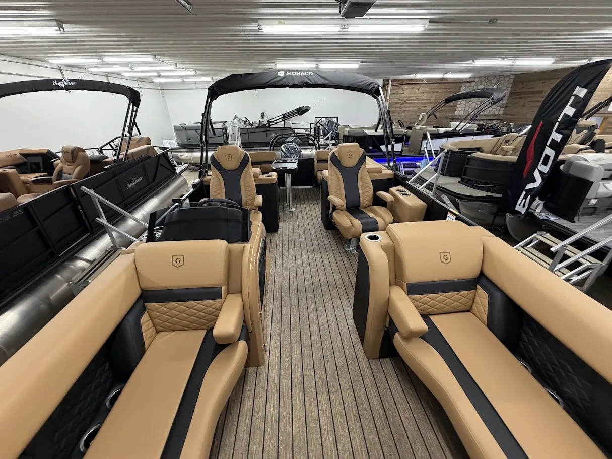 Black 2026 GODFREY MONACO 235 SBC 150HP BUNK TRAILER for sale in Fargo, ND