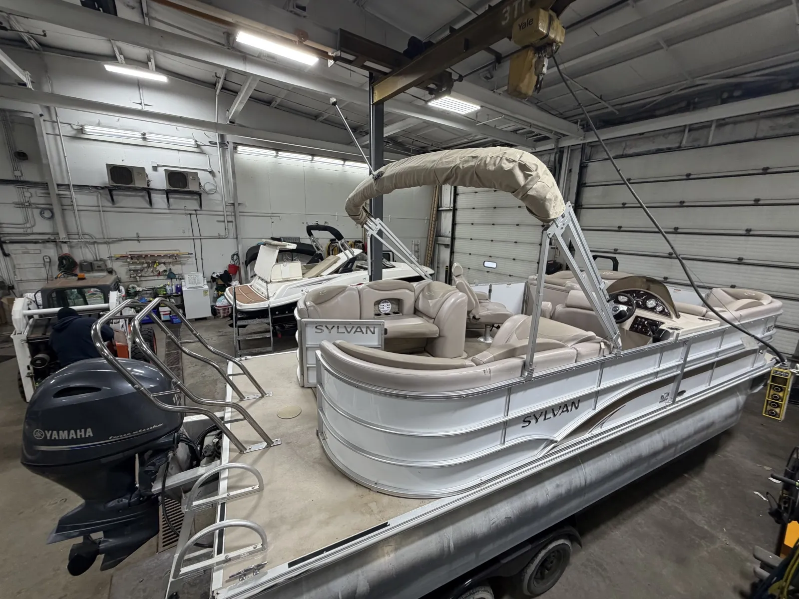 Another view of 2014 SYLVAN MIRAGE 8522 LZ 115HP BUNK TRAILER for sale in Fargo, ND at McLaughlin's RV and Marine - Fargo