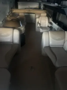 Photos of 2014 SYLVAN MIRAGE 8522 LZ 115HP BUNK TRAILER for sale in Fargo, ND at McLaughlin's RV and Marine - Fargo