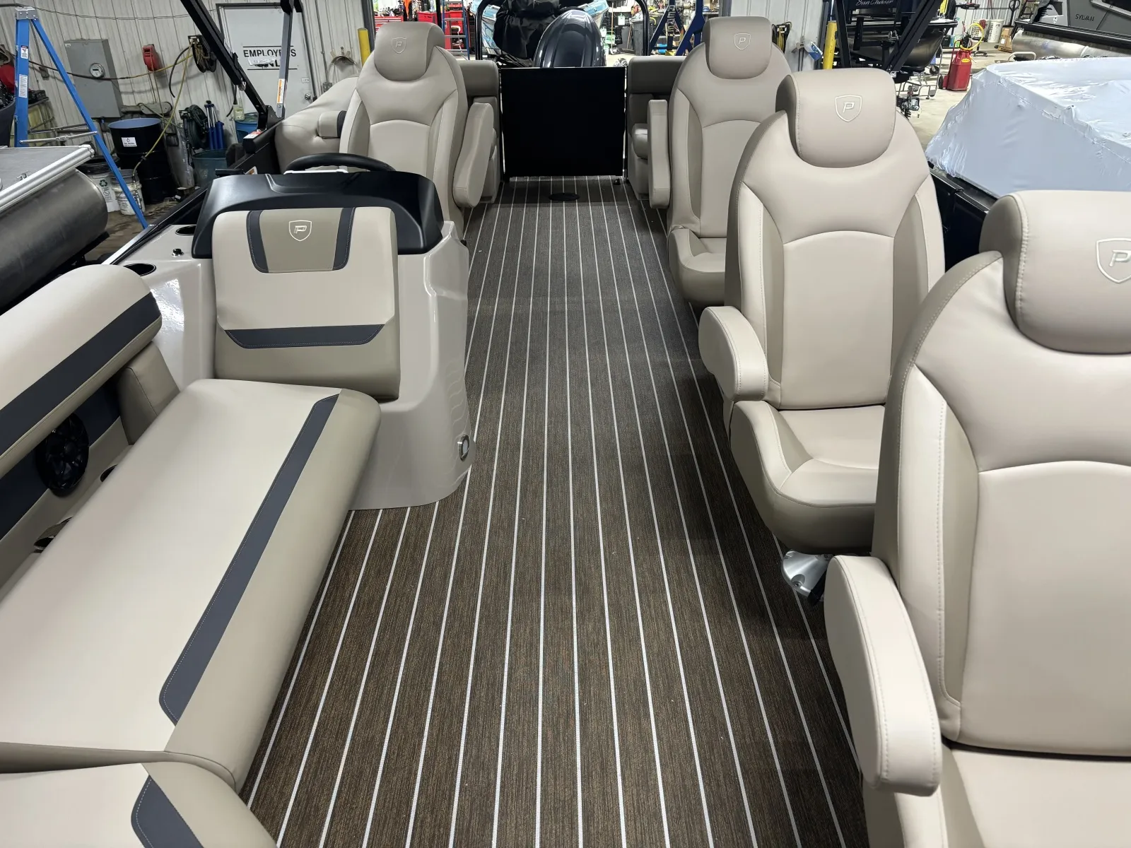 Black 2026 PREMIER SUNSCAPE 220 RF PTX TRIPLE 200HP BUNK TRAILER for sale in Fargo, ND