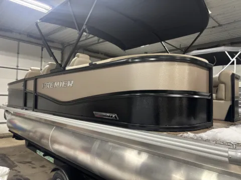 More photos of 2026 PREMIER SUNSCAPE 220 RF PTX TRIPLE 200HP BUNK TRAILER at McLaughlin's RV and Marine - Fargo, ND