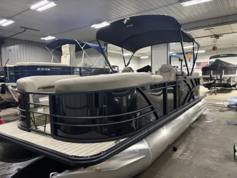 More photos of 2026 SYLVAN MIRAGE 822 LZ 115HP BUNK TRAILER at McLaughlin's RV and Marine - Fargo, ND