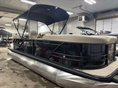 Another view of 2026 SYLVAN MIRAGE 822 LZ 115HP BUNK TRAILER for sale in Detroit Lakes, MN at McLaughlin's RV & Marine - Detroit Lakes