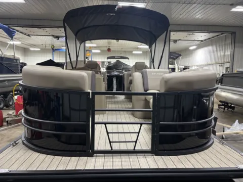 Another view of 2026 SYLVAN MIRAGE 822 LZ 115HP BUNK TRAILER for sale in Fargo, ND at McLaughlin's RV and Marine - Fargo