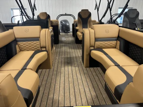 Another view of 2026 GODFREY MONACO 235 SBC 150HP BUNK TRAILER for sale in Fargo, ND at McLaughlin's RV and Marine - Fargo