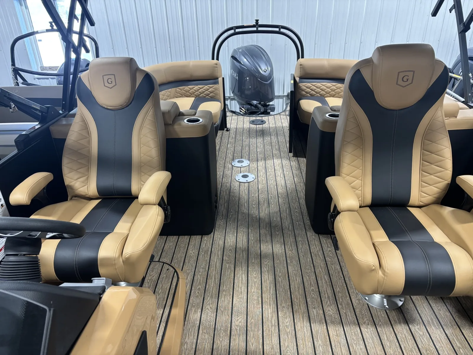 Black 2026 GODFREY MONACO 235 SBC 150HP BUNK TRAILER for sale in Fargo, ND