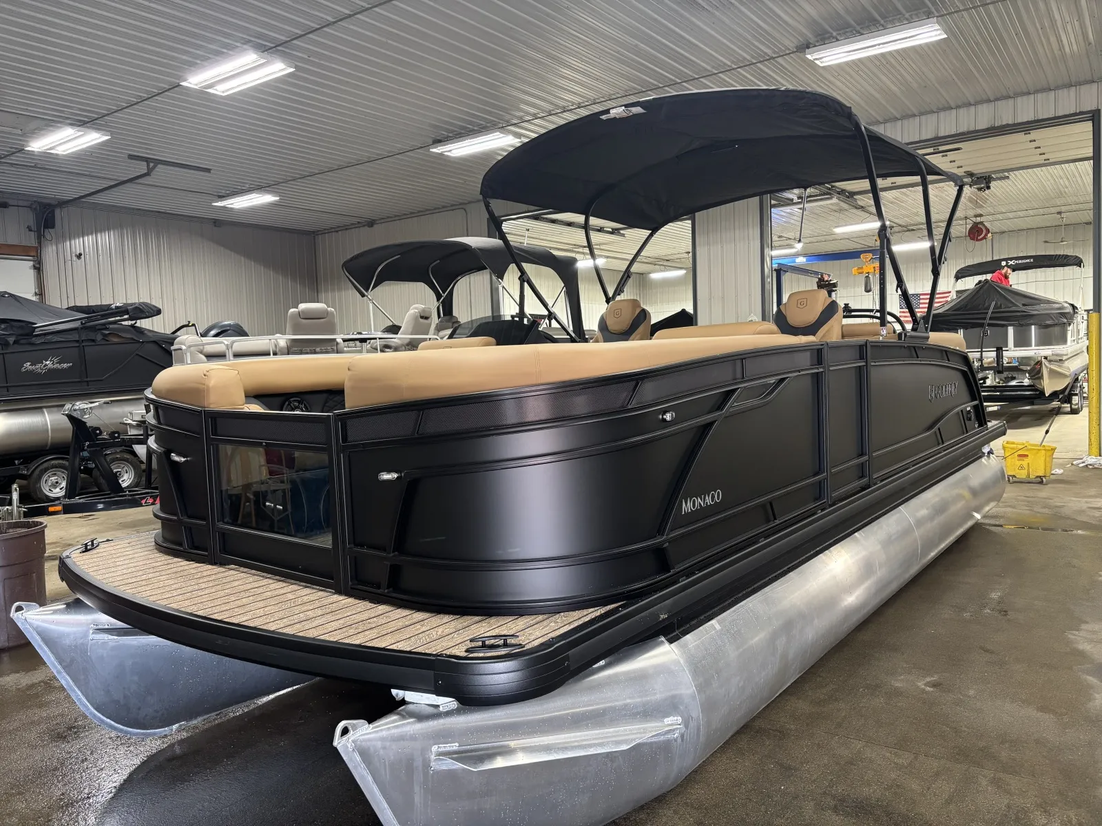 Black 2026 GODFREY MONACO 235 SBC 150HP BUNK TRAILER for sale in Fargo, ND