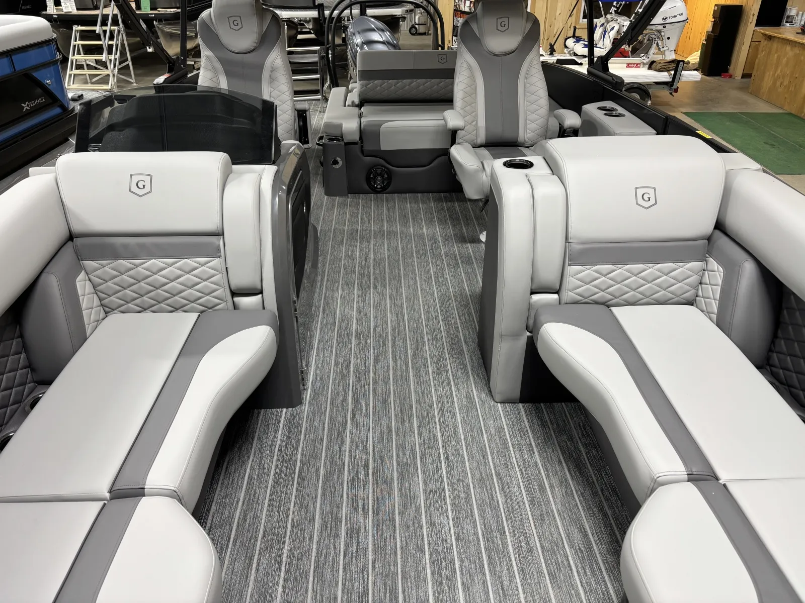 Black 2026 GODFREY MONACO 235 SFLC 150HP BUNK TRAILER for sale in Fargo, ND