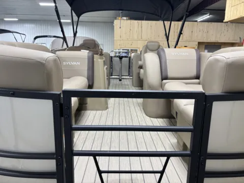 Photos of 2026 SYLVAN MIRAGE 822 LZ 115HP BUNK TRAILER for sale in Fargo, ND at McLaughlin's RV and Marine - Fargo