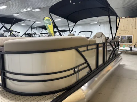 Another view of 2026 SYLVAN MIRAGE 822 LZ 115HP BUNK TRAILER for sale in Fargo, ND at McLaughlin's RV and Marine - Fargo