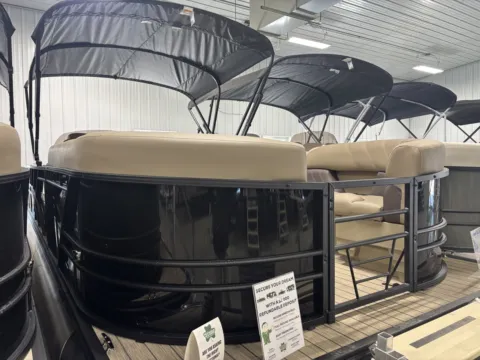 Another view of 2026 SYLVAN MIRAGE 822 PARTY FISH 115HP BUNK TRAILER for sale in Fargo, ND at McLaughlin's RV and Marine - Fargo