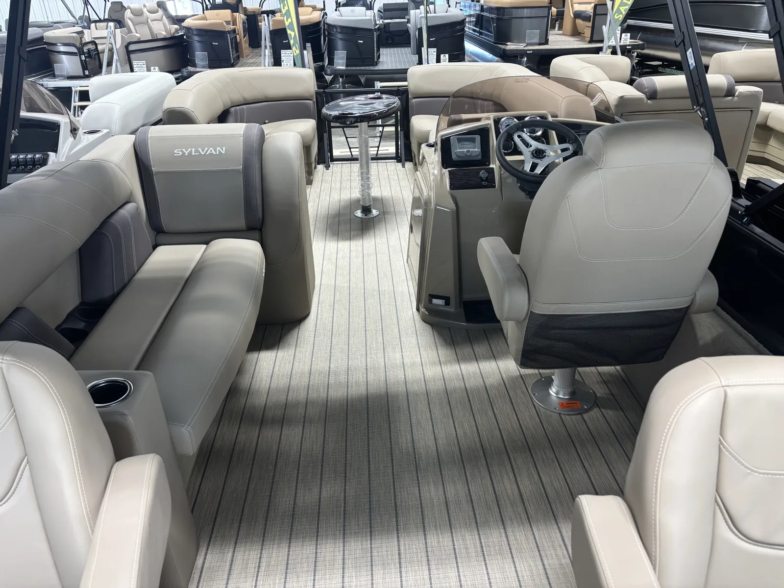 Black 2026 SYLVAN MIRAGE 822 PARTY FISH 115HP BUNK TRAILER for sale in Fargo, ND