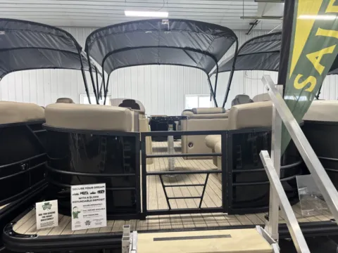 Photos of 2026 SYLVAN MIRAGE 822 PARTY FISH 115HP BUNK TRAILER for sale in Fargo, ND at McLaughlin's RV and Marine - Fargo