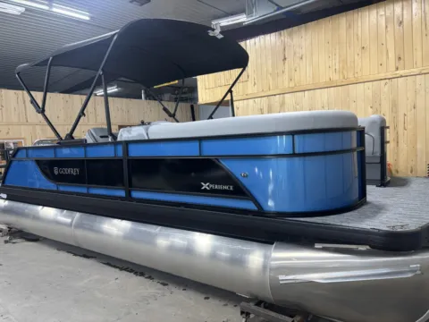 Photos of 2026 GODFREY XPERIENCE 2286 SFLX 150HP BUNK TRAILER for sale in Fargo, ND at McLaughlin's RV and Marine - Fargo