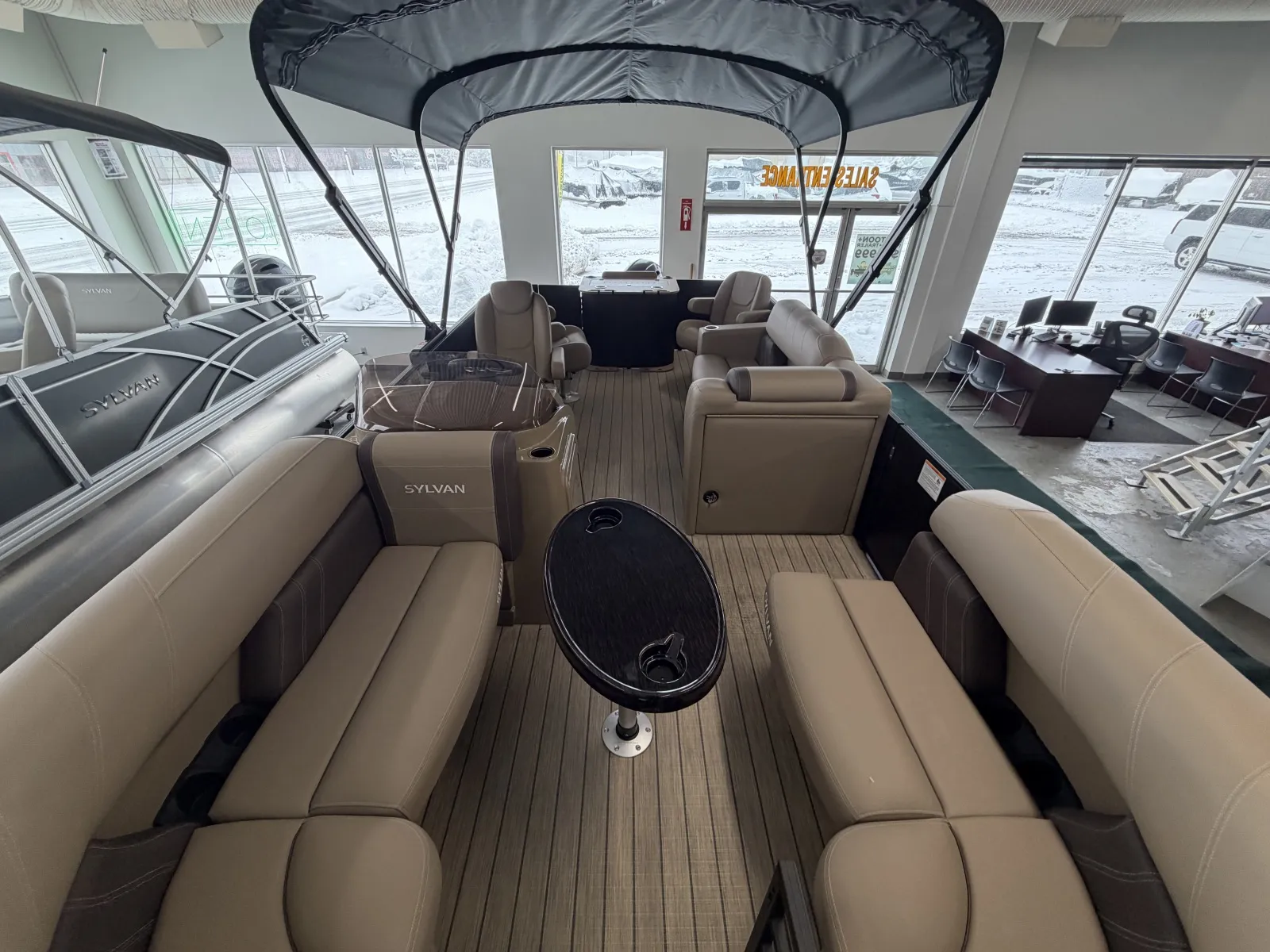 Black 2026 SYLVAN MIRAGE 820 PARTY FISH 90HP BUNK TRAILER for sale in Fargo, ND