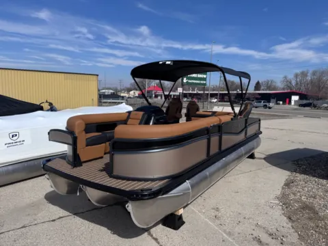 Another view of 2026 PREMIER SUNSATION 230 ANGLER PTX TRIPLE 200HP BUNK TRAILER for sale in Fargo, ND at McLaughlin's RV and Marine - Fargo