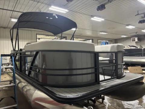 More photos of 2026 SYLVAN MIRAGE 822 LZ 115HP BUNK TRAILER at McLaughlin's RV & Marine - Detroit Lakes, MN