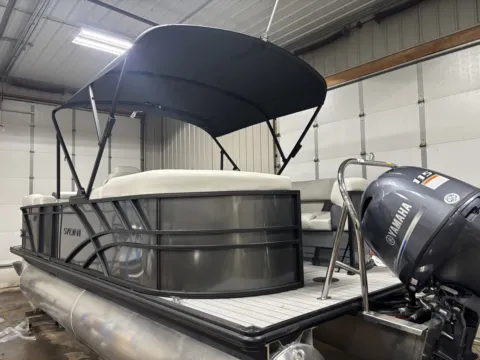 More photos of 2026 SYLVAN MIRAGE 822 LZ 115HP BUNK TRAILER at McLaughlin's RV & Marine - Detroit Lakes, MN