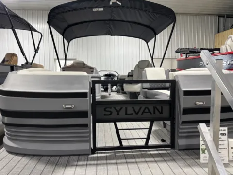 Another view of 2026 SYLVAN R SERIES R-22 LZ DH 115HP BUNK TRAILER for sale in Fargo, ND at McLaughlin's RV and Marine - Fargo