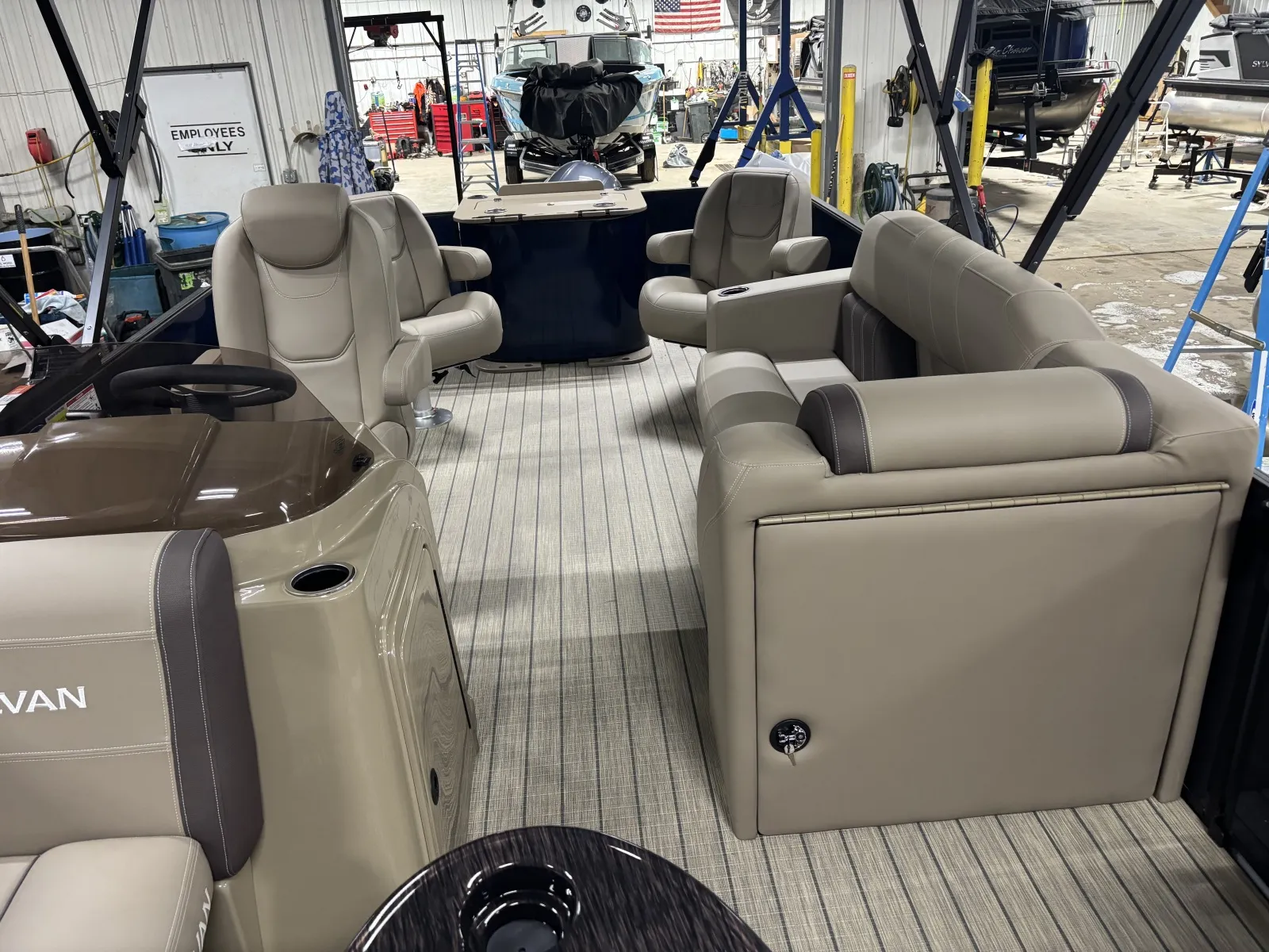 Photos of 2026 SYLVAN MIRAGE 822 PARTY FISH 115HP BUNK TRAILER for sale in Detroit Lakes, MN at McLaughlin's RV & Marine - Detroit Lakes