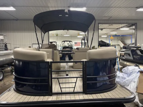 Another view of 2026 SYLVAN MIRAGE 822 PARTY FISH 115HP BUNK TRAILER for sale in Fargo, ND at McLaughlin's RV and Marine - Fargo