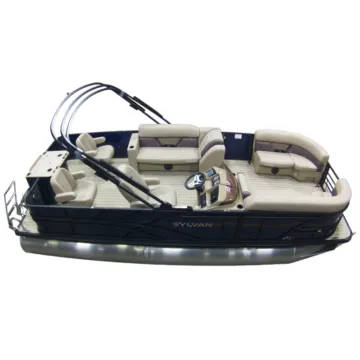 Photos of 2026 SYLVAN MIRAGE 822 PARTY FISH 115HP TRAILER for sale in Fargo, ND at McLaughlin's RV and Marine - Fargo