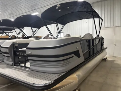 Another view of 2026 SYLVAN R SERIES R-22 PARTY FISH 115HP BUNK TRAILER for sale in Fargo, ND at McLaughlin's RV and Marine - Fargo