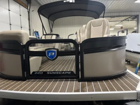 Another view of 2026 PREMIER SUNSCAPE 220 RF 115HP BUNK TRAILER for sale in Fargo, ND at McLaughlin's RV and Marine - Fargo
