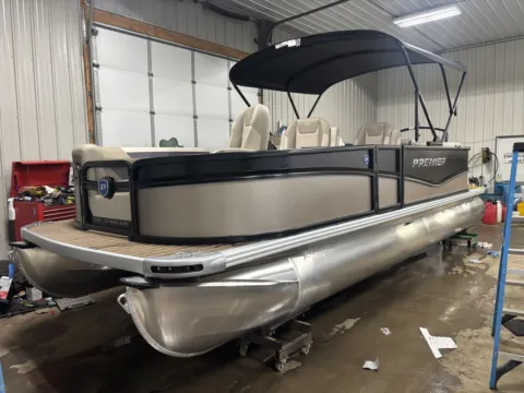 Photos of 2026 PREMIER SUNSCAPE 220 RF 115HP BUNK TRAILER for sale in Fargo, ND at McLaughlin's RV and Marine - Fargo