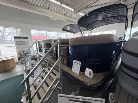 More photos of 2026 SYLVAN MIRAGE 820 PARTY FISH 90HP BUNK TRAILER at McLaughlin's RV and Marine - Fargo, ND