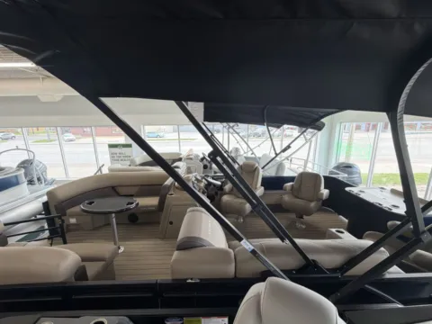 More photos of 2026 SYLVAN MIRAGE 820 PARTY FISH 90HP BUNK TRAILER at McLaughlin's RV and Marine - Fargo, ND