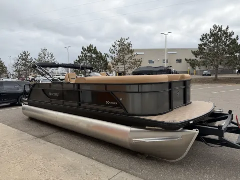 Photos of 2026 GODFREY XPERIENCE 2286 SFLX 150HP BUNK TRAILER for sale in Fargo, ND at McLaughlin's RV and Marine - Fargo